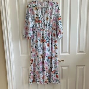 Floral Print Maxi Dress